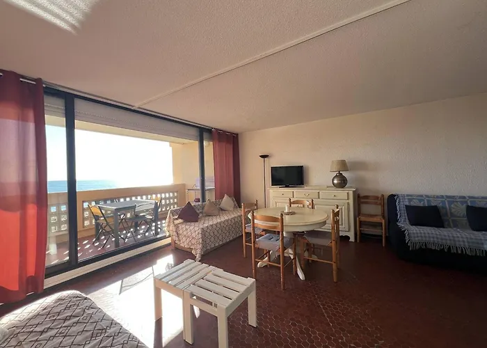 アパート T2 Climatise Avec Piscine, Terrasse Et Acces Direct Plage, 4 Couchages - - Fr-1-81-510 Le Barcarès