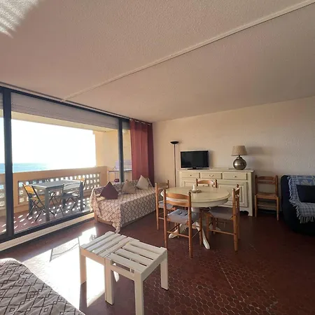Apartment T2 Climatise Avec Piscine, Terrasse Et Acces Direct Plage, 4 Couchages - - Fr-1-81-510 Le Barcarès