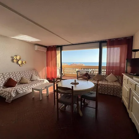T2 Climatise Avec Piscine, Terrasse Et Acces Direct Plage, 4 Couchages - - Fr-1-81-510 Le Barcarès