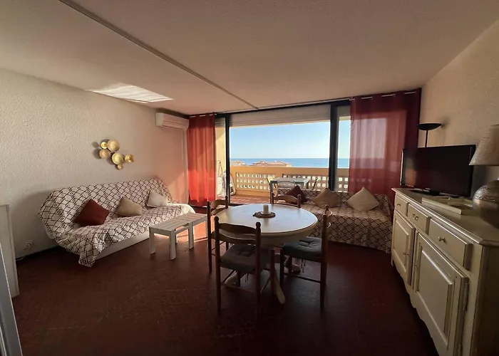 T2 Climatise Avec Piscine, Terrasse Et Acces Direct Plage, 4 Couchages - - Fr-1-81-510 Le Barcarès